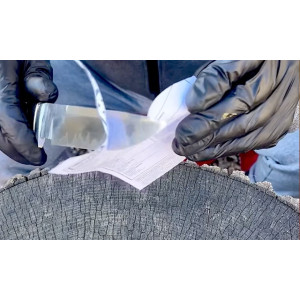 ЗОЛОТИЙ БРИЗ ніж ручної роботи майстра Василя Дячика, сталь CPM® S125V™ в обкладках 95Х18, 64-65 HRC. Photo 3